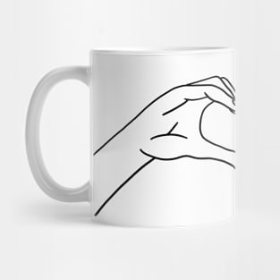 Relationship, Love Heart, Hands Mug